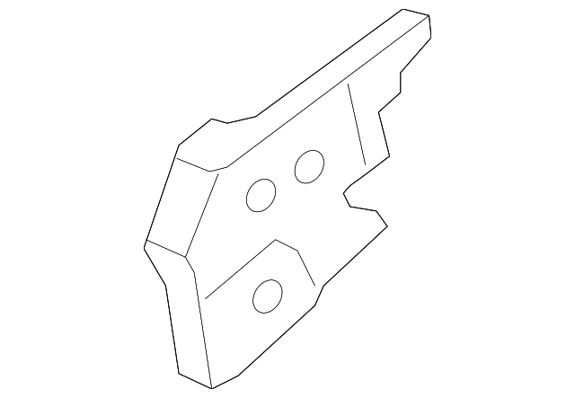 55716-08010 Деталь COWL PANEL GUSSET, LEFT
