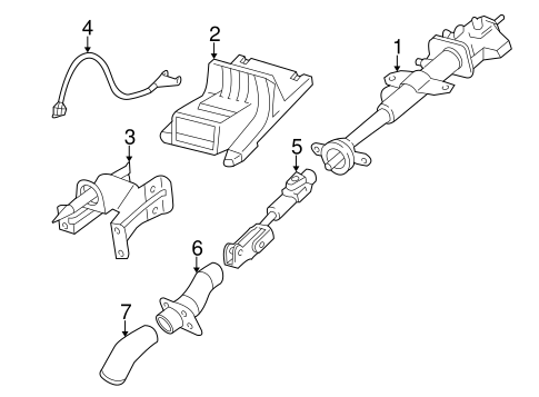 Terraza STEERING COLUMN ASSEMBLY