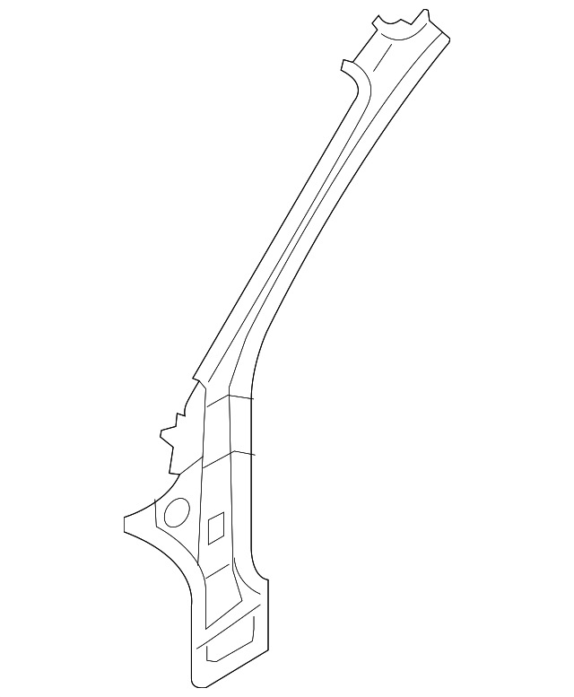 71201-2F010 Деталь INNER PILLAR, LEFT