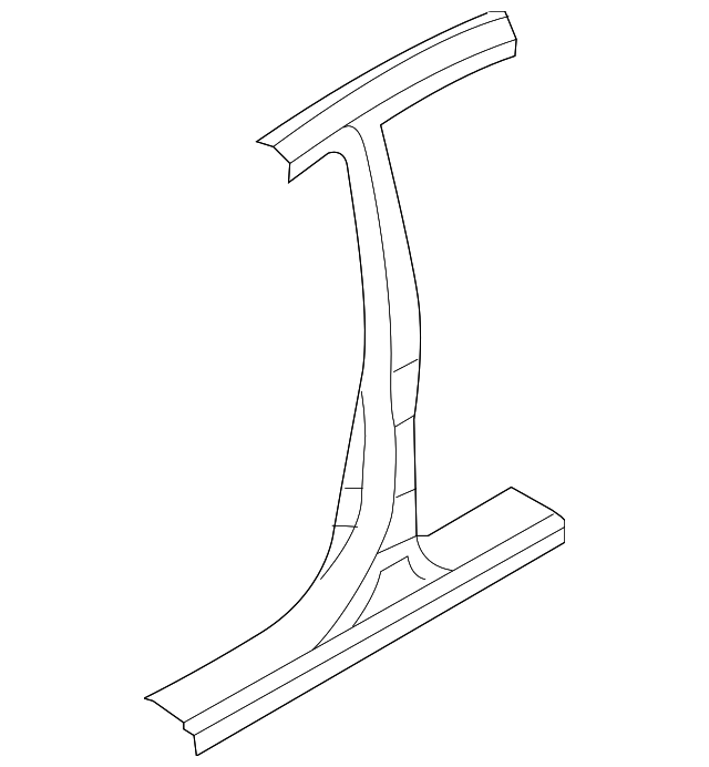 71402-2FB10 Деталь CENTER PILLAR, RIGHT