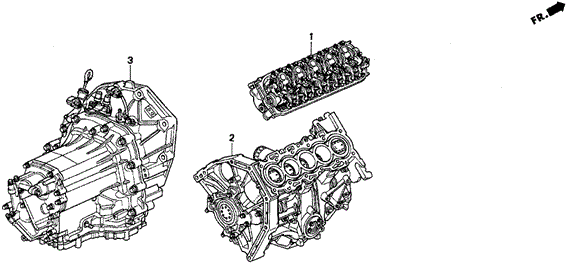 TL ENGINE ASSY. - TRANSMISSION ASSY.