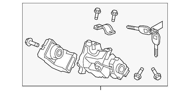 06350-TP6-A11 Деталь CYLINDER SET, KEY