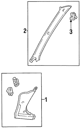 Aspire INTERIOR TRIM - PILLARS 3