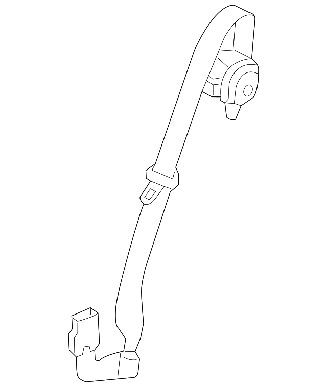 888543JA8B Деталь BELT & RETRACTOR