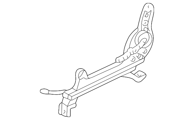 72012-35070 Деталь SEAT TRACK, LEFT