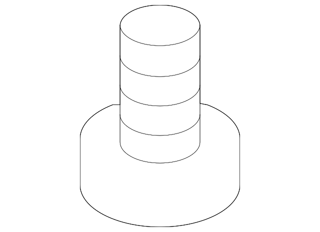 20979347 LOWER GATE TRIM RETAINER SCREW