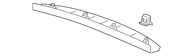 20979348 UPPER GATE TRIM