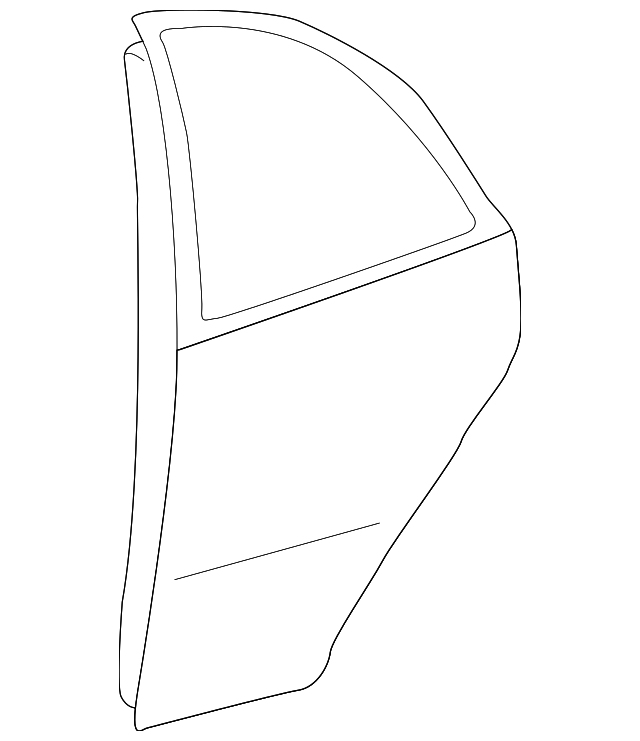 77004-2D231 Деталь DOOR SHELL, RIGHT