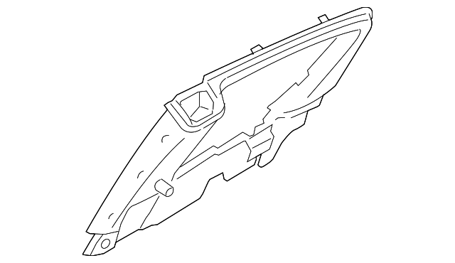 F15168210G02 Деталь UPPER TRIM PANEL, LEFT