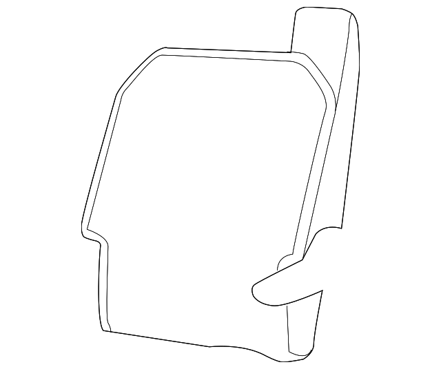 5LE55DX9AA Деталь SEAT BACK COVER, LEFT