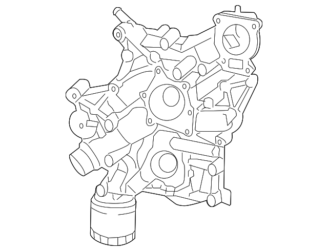 5037708AB Деталь TIMING COVER