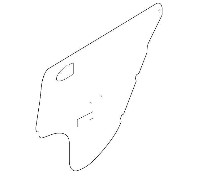 83391-2G000 WATER DEFLECTOR, LEFT