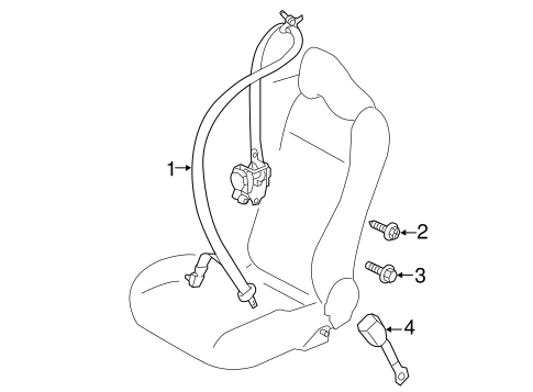 FR-S FRONT SEAT BELTS