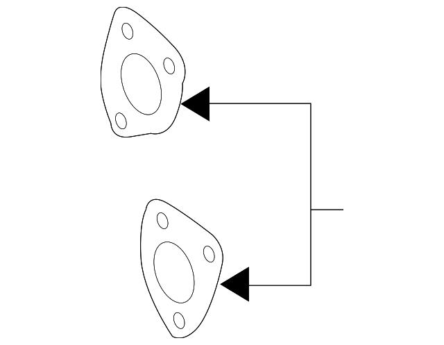 97192618 Деталь INLET PIPE GASKET, RIGHT