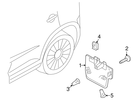 Tiguan EXTERIOR TRIM - PILLARS