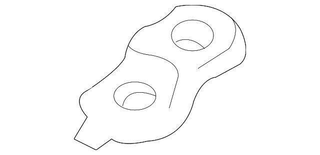 45124SA000 Деталь RADIATOR ASSY UPPER BRACKET, RIGHT