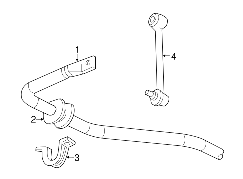 Escalade STABILIZER BAR & COMPONENTS