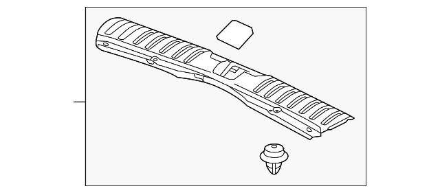 84640-TX4-A02ZA Деталь LINING ASSY., RR. PANEL *YR436L* (SANDST
