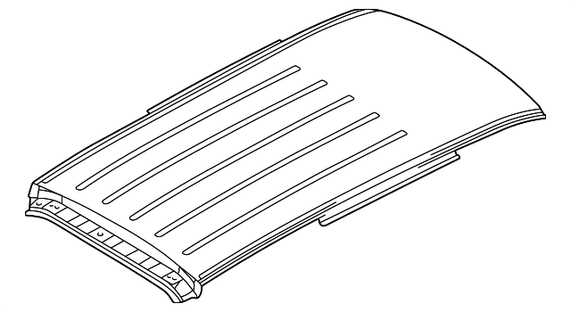 0K552-70601 Деталь ROOF PANEL