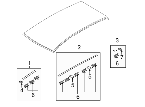 Elantra EXTERIOR TRIM - ROOF 2
