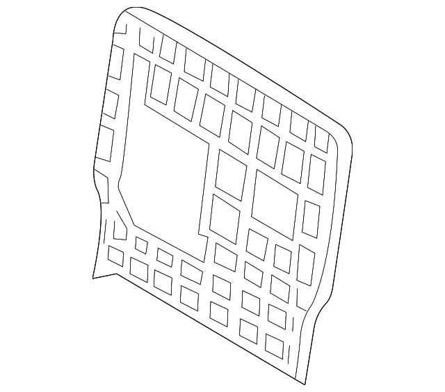 163-920-06-86-7E33 Деталь SEAT BACK PANEL, RIGHT