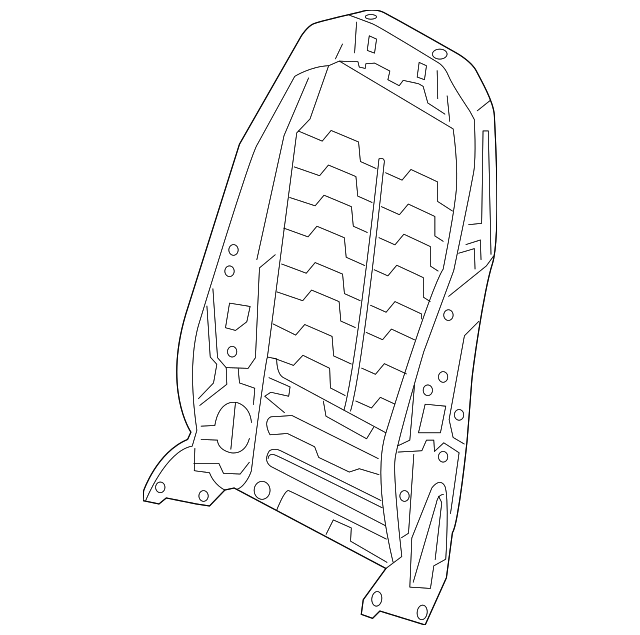 0009140205 Деталь SEAT BACK FRAME