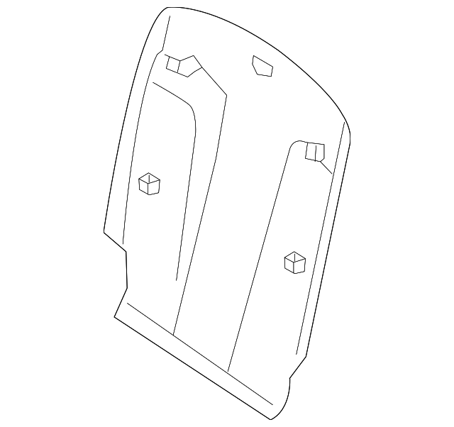 169-914-01-73-9051 Деталь SEAT BACK PANEL