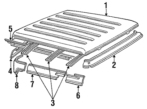 F-250 ROOF & COMPONENTS 3