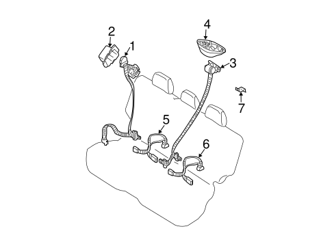 Sorento REAR SEAT BELTS