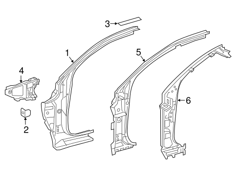 Tacoma HINGE PILLAR