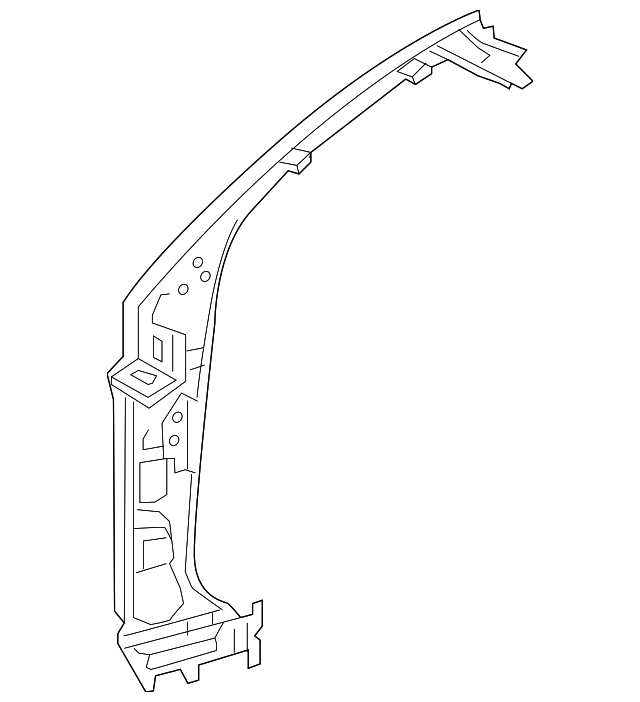 61013-04030 Деталь INNER PILLAR, RIGHT