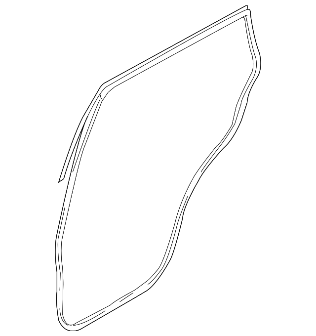 83140-2S000 DOOR W'STRIP, RIGHT