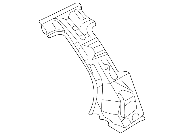 MR954448 Деталь INNER QTR REINF, RIGHT