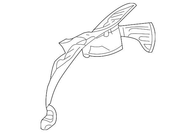 MN133427 Деталь INNER WHEELHOUSE, LEFT