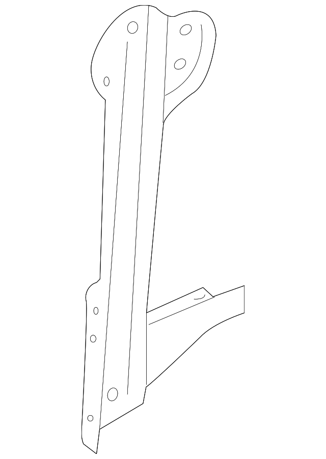 7142065D10 Деталь SUPPORT BRACKET, LEFT