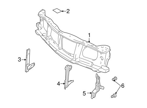 Grand Vitara RADIATOR SUPPORT