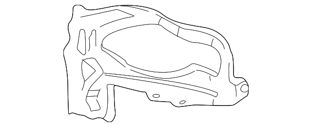 625215Y500 HEADLAMP FRAME, LEFT