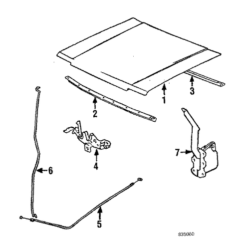 Tercel HOOD & COMPONENTS