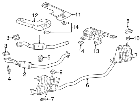 Charger EXHAUST COMPONENTS 2