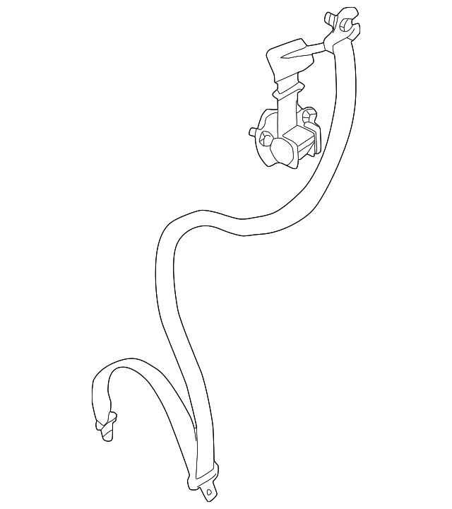 64681FE020NE Деталь CENTER SEAT BELT