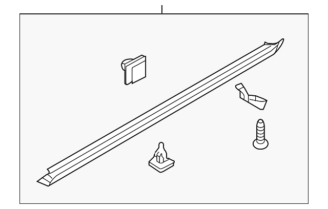 87751-2P000 Деталь ROCKER MOLDING, LEFT
