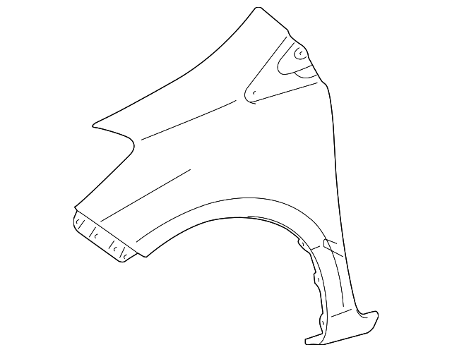 53801-52120 FENDER, RIGHT