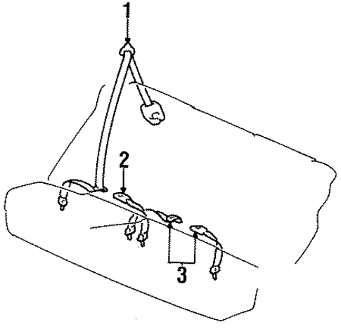 Accent REAR SEAT BELTS