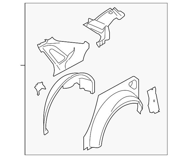 51510FG2309P Деталь INNER PANEL ASSY, RIGHT