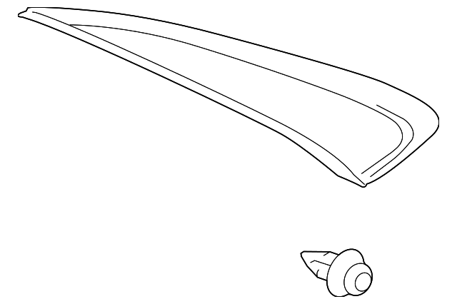 75056-06010 Деталь PILLAR TRIM, LEFT