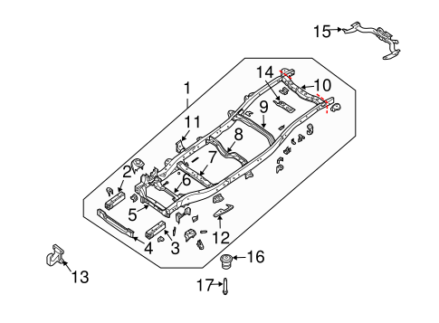 QX56 FRAME & COMPONENTS