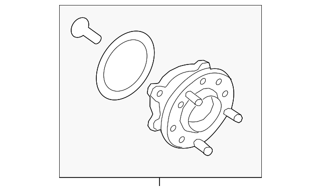 52730-3M100 HUB ASSY, LEFT