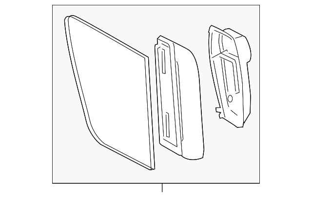 8L8Z-7829701-B Деталь QTR GLASS, LEFT