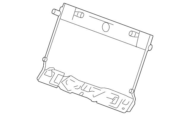 88991696 Деталь SEAT BACK PANEL