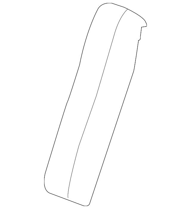 19124019 SEAT BACK COVER, LEFT